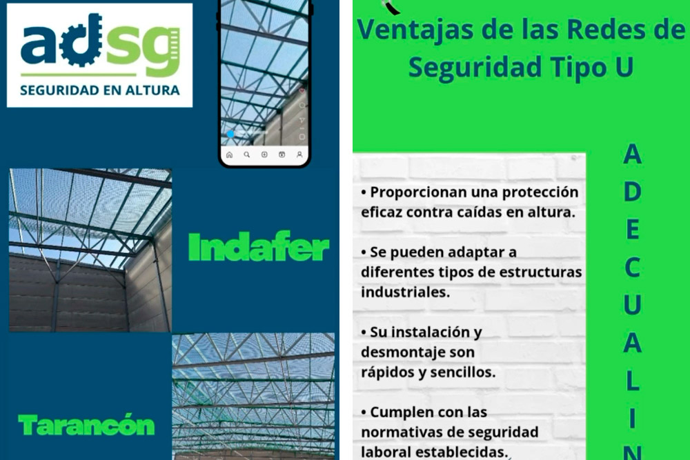 ventajas de las redes de seguridad tipo u